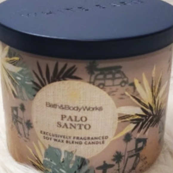 Palo Santo Bath & Body Works 3 Wick Candle - - Picture 1 of 3